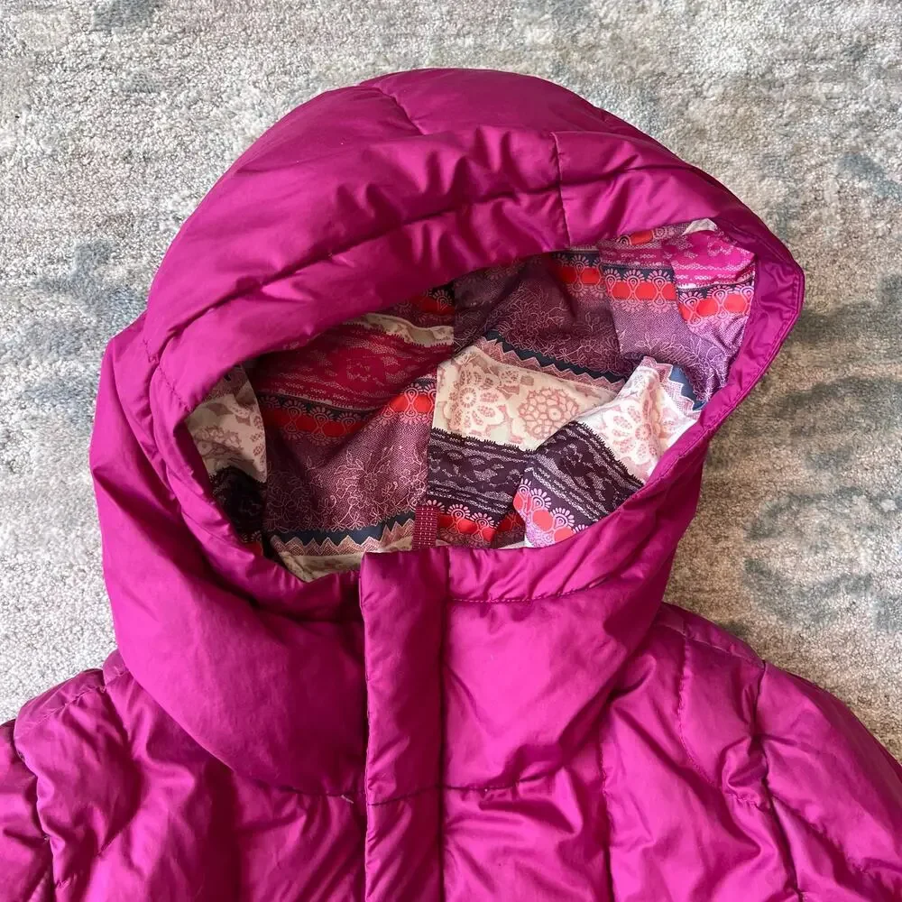 Patagonia Girls Down Winter Coat Long Parka M 10
